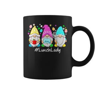 Cute Easter Day Gnome Love Lunch Lady Women Matching V2 Coffee Mug - Thegiftio UK