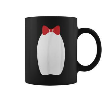 Cute Fancy Penguin Bow Tie Halloween Costume Funny Coffee Mug - Thegiftio UK