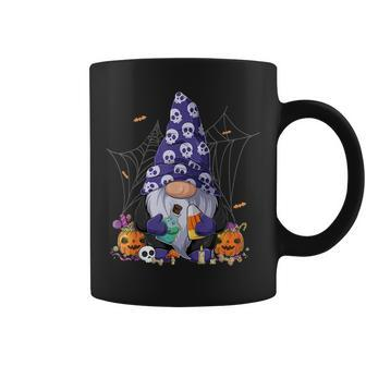 Cute Gnomes Happy Halloween Fall Candy Corn Pumpkin Men Kid  V4 Coffee Mug