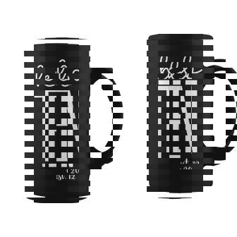 Cute Hello Ten Est 2012 Youth - Girl 10Th Birthday Coffee Mug - Thegiftio UK