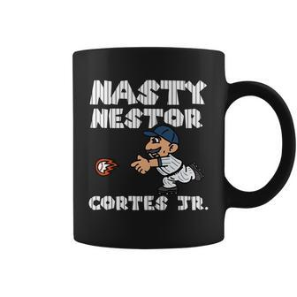Cute Nasty Nestor Cortes Jr Baseball Legend Catch Ball Coffee Mug - Monsterry