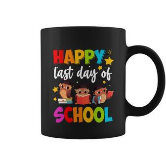 Cute Owls Happy Last Day Of School Gift Coffee Mug - Monsterry