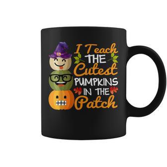 Cute Teacher Halloween I Teach The Cutest Pumpkins In Patch Coffee Mug - Thegiftio UK
