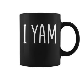 Cute Thanksgiving I Yam Tshirt Coffee Mug - Monsterry