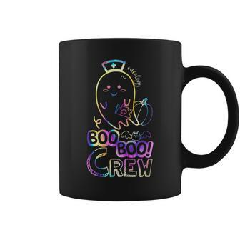 Cute Tie Dye Boo Boo Crew Halloween Ghost Oncology Nurse Coffee Mug - Thegiftio UK