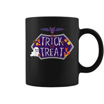 Cute Trick Or Treat Halloween Candy Coffee Mug - Seseable