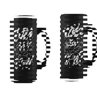 Cute Witch Way To The Wine Halloween Wine Lover Gifts Women V3 Coffee Mug - Thegiftio UK