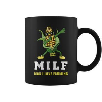 Dabbing Corn Cob Farmer Gift | Man I Love Farming Coffee Mug - Monsterry AU