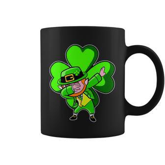 Dabbing Leprechaun St Patricks Day Clover T-Shirt Graphic Design Printed Casual Daily Basic Coffee Mug - Thegiftio