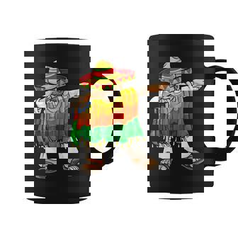 Dabbing Mexican Poncho Cinco De Mayo Men Sombrero Funny Dab Coffee Mug - Thegiftio