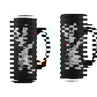 Dabbing Rabbit Easter Day Eggs Bunny Dabbing Boys Girls Kids Coffee Mug - Thegiftio UK