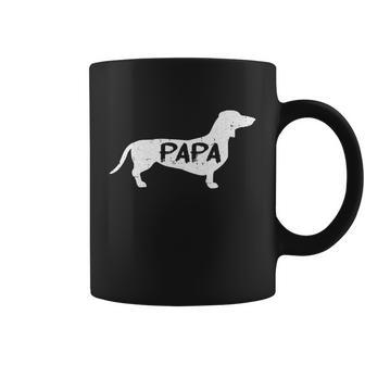 Dachshund Papa Dog Cute Puppy Doggie Animal Lover Doxie Dad Gift Coffee Mug - Monsterry AU