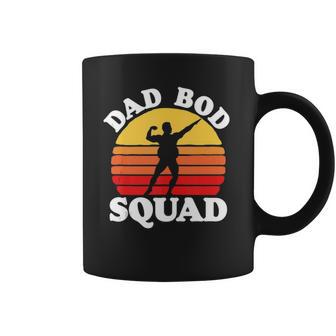 Dad Bod Squad Funny Posing Fathers Day Vintage Sunset 80S Copy Coffee Mug | Mazezy