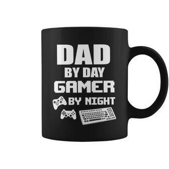 Dad By Day Gamer By Night Tshirt Coffee Mug - Monsterry DE