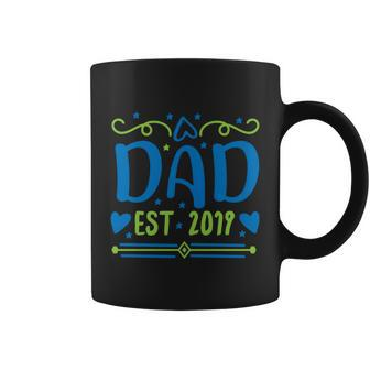 Dad Est 2019 Expecting Baby Fathers Day Gifts Cute Designs Coffee Mug - Thegiftio UK