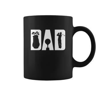 Dad Golf ⛳ Tshirt Coffee Mug - Monsterry UK