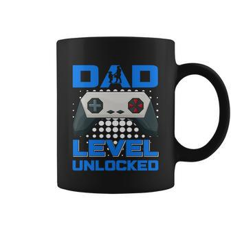 Dad Level Unlocked With Gaming Controller For Fathers Day Gift Coffee Mug - Thegiftio UK