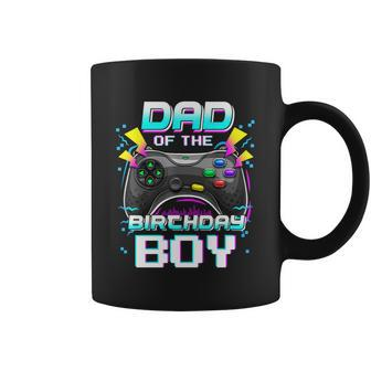 Dad Of The Birthday Boy Matching Video Gamer Birthday Party Tshirt Coffee Mug - Monsterry