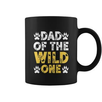 Dad Of The Wild One Funny 1St Birthday Leopard Dad Boy Coffee Mug - Monsterry AU