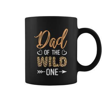 Dad Of The Wild One Toddler 1St Birthday Leopard Dad Boy Coffee Mug - Monsterry