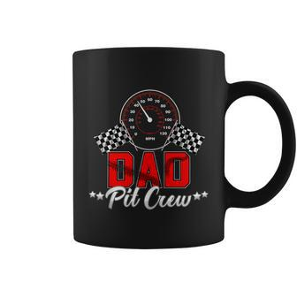 Dad Racing Car Birthday Party Family Matching Daddy Pit Crew Coffee Mug - Thegiftio UK