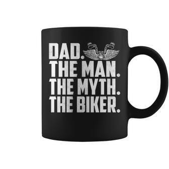 Dad The Biker Coffee Mug - Seseable