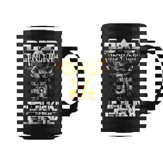 Dad The Man The Myth The Buckin Legend Hunting Gift Coffee Mug - Thegiftio UK
