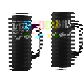 Daddy Master Builder Building Bricks Blocks Family Set Mens Coffee Mug - Thegiftio