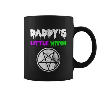 Daddys Little Witch Halloween Sexy Kinky Graphic Design Printed Casual Daily Basic Coffee Mug - Thegiftio UK