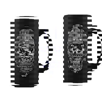 Dallas Football Halloween Skull Graphic Design Printed Casual Daily Basic Coffee Mug - Thegiftio