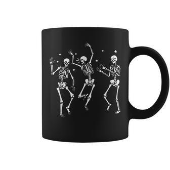 Dancing Skeleton Happy Halloween Ballet Funny Skeleton Coffee Mug - Seseable