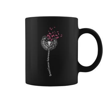 Dandelion Faith Hope Love Breast Caner Coffee Mug - Monsterry CA