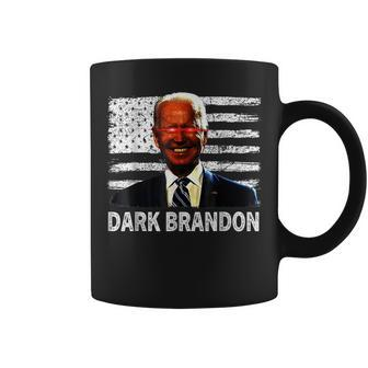 Dark Brandon Funny Biden Saving America Flag Political Coffee Mug - Thegiftio UK
