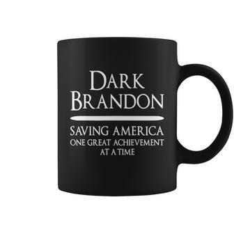 Dark Brandon Saving America One Great Achievement At A Time Funny Political V2 Coffee Mug - Thegiftio UK