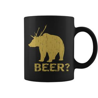 Deer Bear Beer Moose Elk Hunting Funny Tshirt Coffee Mug - Monsterry AU