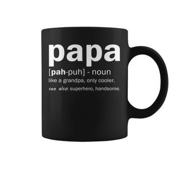 Definition Of A Papa Coffee Mug - Monsterry AU