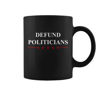 Defund Politicians Simple Logo Tshirt Coffee Mug - Monsterry DE