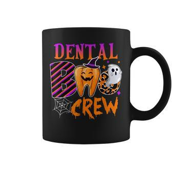 Dental Boo Crew Funny Boo Th Dentist Matching Halloween Coffee Mug - Seseable