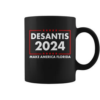 Desantis 2024 Make America Florida Election Logo V2 Coffee Mug - Monsterry