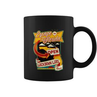 Desantis Escape To Florida The Lockdown Libs Both Sides Gift Coffee Mug - Monsterry AU