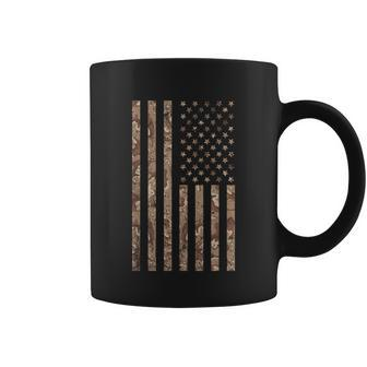 Desert Camo American Flag Military Tactical Camouflage Usa Funny Gift Coffee Mug - Monsterry