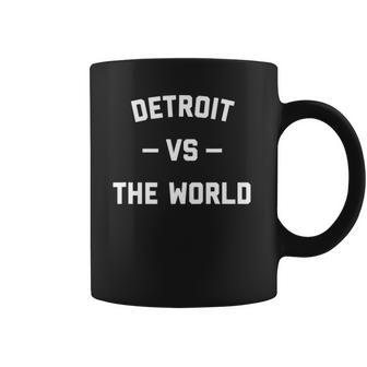 Detroit Vs The World Gift Coffee Mug - Thegiftio UK