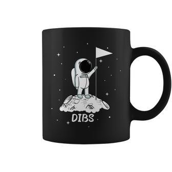 Dibs Flag On Moon Astronaut Tshirt Coffee Mug - Monsterry UK