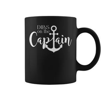 Dibs On The Captain Funny Captain Wife Coffee Mug - Thegiftio UK