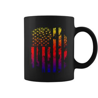 Distressed Flag Usa Military Cool Gift Coffee Mug - Monsterry