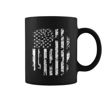 Distressed Flag Usa Military Great Gift Coffee Mug - Monsterry