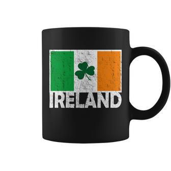 Distressed Ireland Vintage Flag Graphic Design Printed Casual Daily Basic Coffee Mug - Thegiftio UK