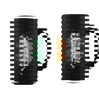 Distressed Shamrock Irish Flag St Patricks Day Ireland Meaningful Gift Coffee Mug