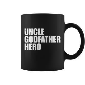 Distressed Uncle Godfather Hero Coffee Mug - Monsterry