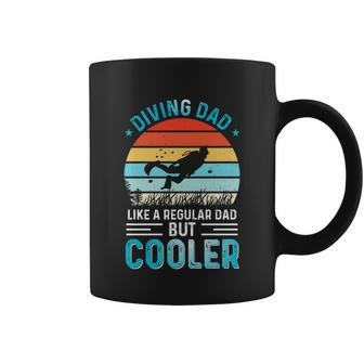 Diving Dad Fathers Day Gifts For Father Scuba Diving Graphic Design Printed Casual Daily Basic Coffee Mug - Thegiftio UK